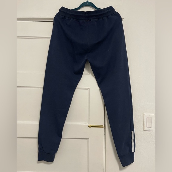 EUC Men’s Size Large (31” waist) Galaxy By Harvic Drawstring Joggers Dark Navy - Picture 2 of 10